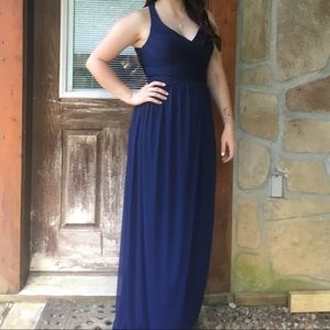 David’s Bridal Crisscross Back Bridesmaids Dress